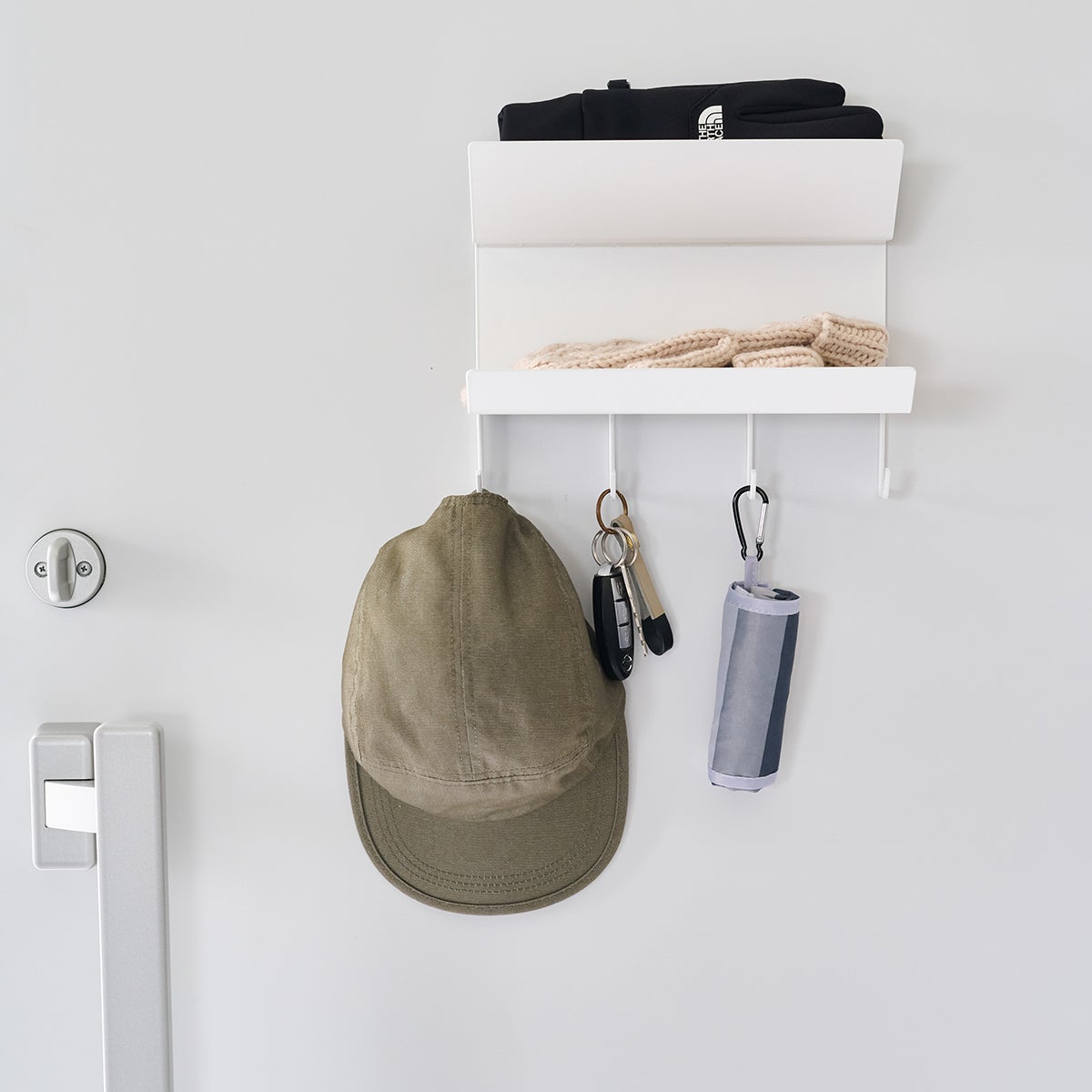 Yamazaki Tower Magnetic Glove Organizer With Hooks | The Container